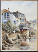 The Lobster Pot, Mousehole, Cornwall - Sam Burden ORIGINAL WATERCOLOUR