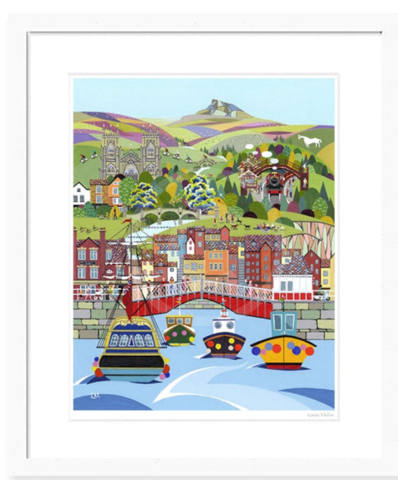 The North Riding Print of Yorkshire by Linda Mellin