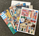 The Quarters of York - pack of 5 Christmas Cards by Ric Liptrot