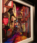 The Shambles, Miniature 3D Frame by Jonathan Williams - layer detail 