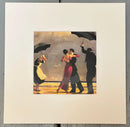 30x30cm The Singing Butler by Jack Vettriano, mounted miniature