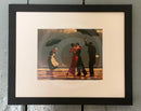 The Singing Butler by Jack Vettriano mounted miniature Mounted