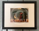 The Singing Butler by Jack Vettriano mounted miniature Mounted