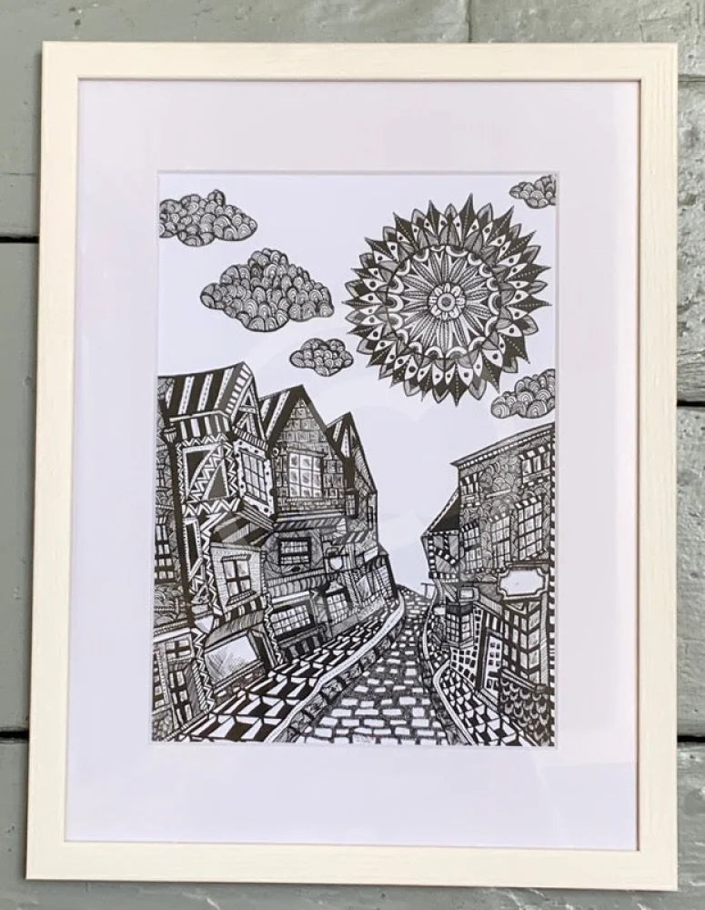 The Tangled Shambles, York by Emily Child - Print of York