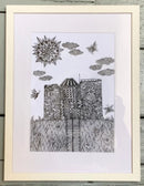 The Tangled Tower, Clifford's Tower, York by Emily Child