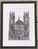 The Tangled Towers, York Minster Print by Emily Child