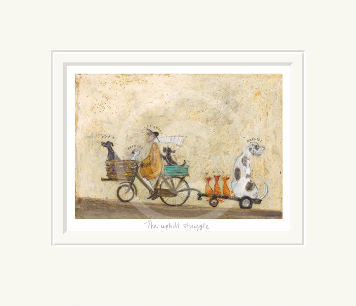 The Uphill Struggle LIMITED EDITION by Sam Toft