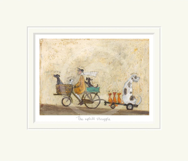 The Uphill Struggle LIMITED EDITION by Sam Toft