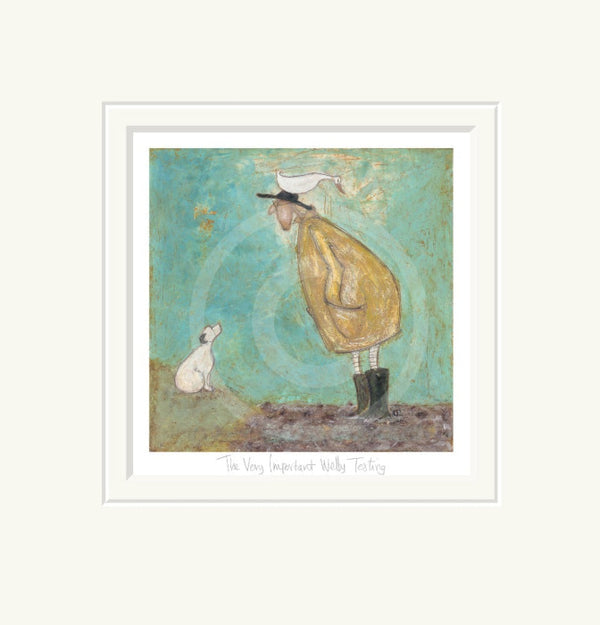 The Very Important Welly Testing LIMITED EDITION by Sam Toft