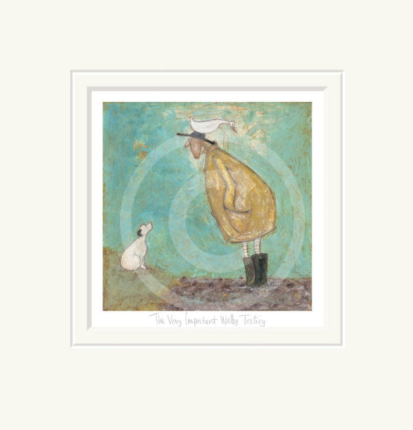 The Very Important Welly Testing LIMITED EDITION by Sam Toft