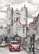 The View from the Bar, Micklegate Bar, York by Mark Braithwaite