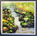 The Waterfall - Giclee Print on Paper by Minu Achrekar