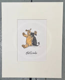 The Wisdoms Of Stanley Philpot: Old Friends Sam Toft Mounted Miniature Mounted Print