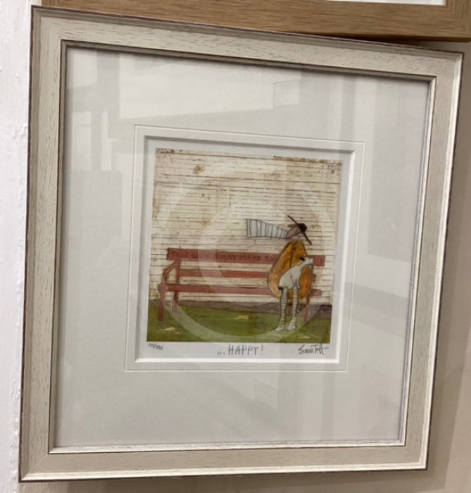This Bench May Make You Happy Limited Edition Print by Sam Toft