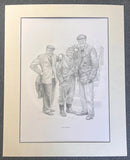 Three Wise Men (Last Of The Summer Wine) print By Jonathan Roberts Black Core Mount