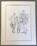 Three Wise Men (Last Of The Summer Wine) print By Jonathan Roberts Black Core Mount