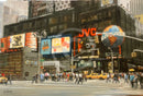 Times Square New York Original Painting By Joe Bowen Without Frame