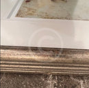 View of damage from the side