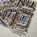 Towards Little Shambles, York, Richard Briggs ORIGINAL WATERCOLOUR