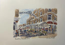 Towards The Shambles, York, Richard Briggs ORIGINAL WATERCOLOUR