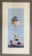 Treetops by Gary Walton Limited Edition Print framed medium Groove grey