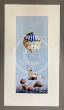 Treetops by Gary Walton Limited Edition Print framed medium Groove grey