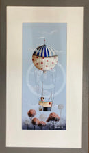 Treetops by Gary Walton Limited Edition Print framed medium Groove grey