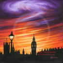 Twilight Skies, Embankment at Westminster by Mark Braithwaite