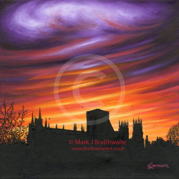 Twilight Skies, York Minster from St John Street by Mark Braithwaite