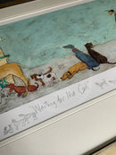 Waiting For Mr Cool, Mega REMARQUE STUDIO PROOF 1 of 2 by Sam Toft - Remarque