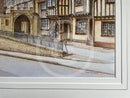 Warwick; Westgate & Lord Leycester Hospital - Sam Burden ORIGINAL WATERCOLOUR detail