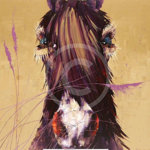Watchful, Equestrian Horse Print by Amanda Stratford 