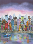 Waterside Stroll, Limited Edition Print by Dotty Earl