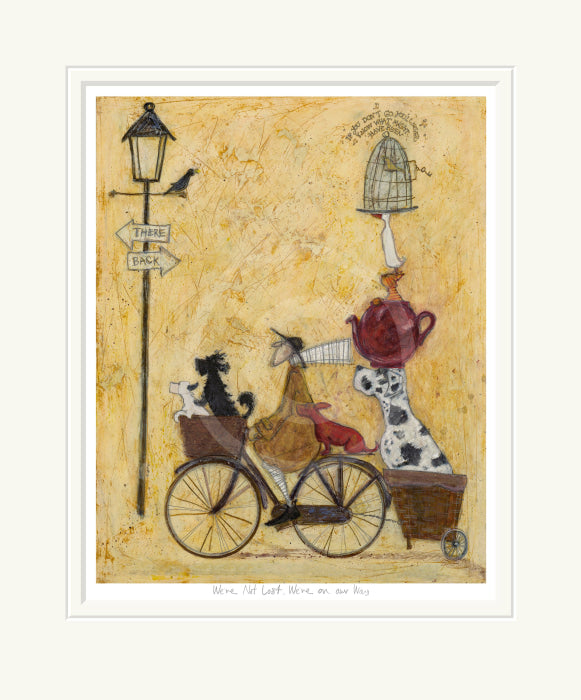 We're Not Lost, We're On Our Way LIMITED EDITION by Sam Toft