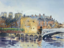 Wet Lendal Bridge an ORIGINAL watercolour by Abdul Malik Nobel Original Painting