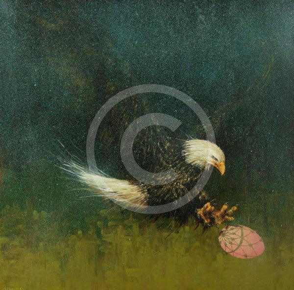 Where Eagles Dare, Bird of Prey Print by Amanda Stratford 