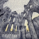 Whitby Abbey I - Etching Limited Edition by Anna Matyus