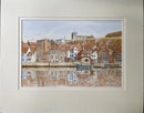Whitby, Inner Harbour - Sam Burden ORIGINAL WATERCOLOUR