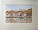 Whitby, Inner Harbour - Sam Burden ORIGINAL WATERCOLOUR