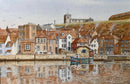 Whitby, Inner Harbour - Sam Burden ORIGINAL WATERCOLOUR