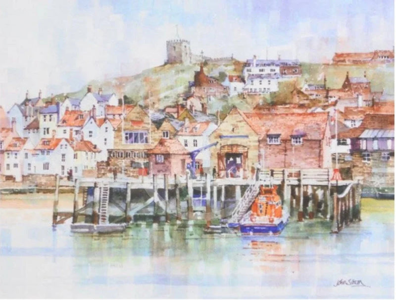 Whitby, Lifeboat Landing by John Sibson