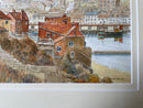 Whitby Seagulls - Sam Burden ORIGINAL WATERCOLOUR detail