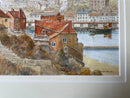 Whitby Seagulls - Sam Burden ORIGINAL WATERCOLOUR detail