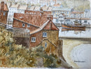 Whitby Seagulls II - Sam Burden ORIGINAL WATERCOLOUR detail