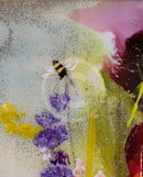 Wildflower Meadow (16x16") ORIGINAL PAINTING by Rozanne Bell detail