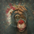 Wilted Chimp / Monkey Print By Amanda Stratford Only