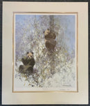 Winter in Wolong by David Shepherd, Panda Wildlife Limited Edition Print. LAST ONE