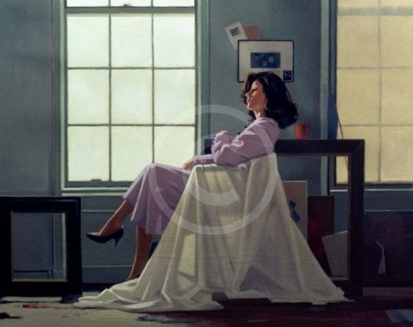 Winter Light and Lavender  by Jack Vettriano