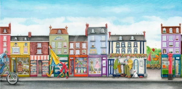 Wishful Thinking Limited Edition Print By Dotty Earl - Nostalgic Urban Picture