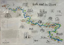York And Its River Map